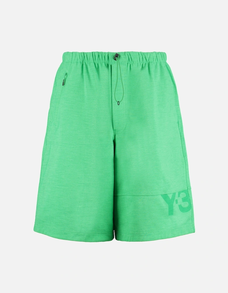 Y-3 Men's Logo Shorts Green