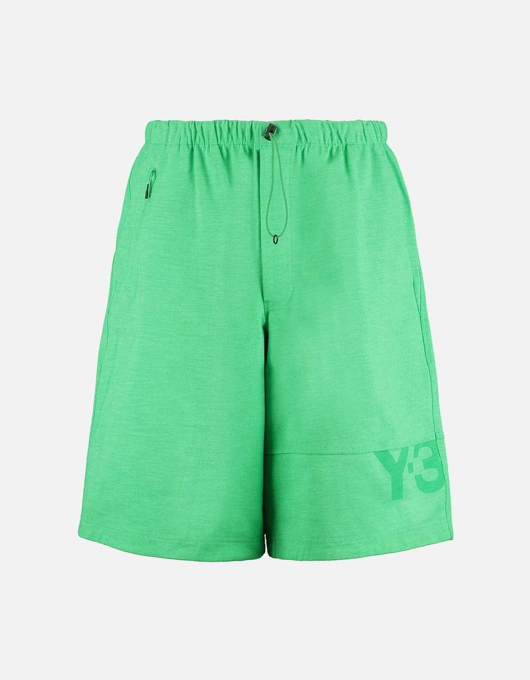 Y-3 Men's Logo Shorts Green, 5 of 4