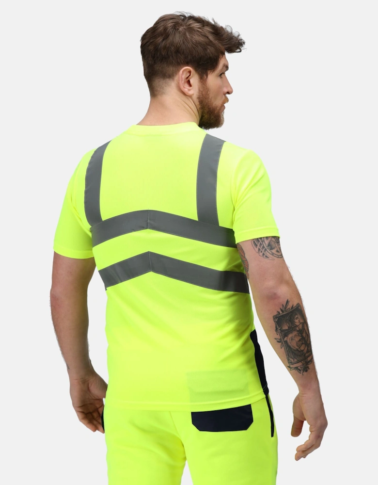 Mens Pro High-Vis Short-Sleeved T-Shirt