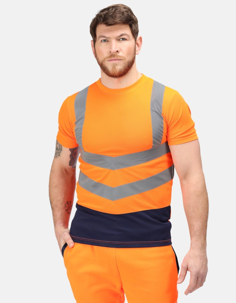 Mens Pro High-Vis Short-Sleeved T-Shirt