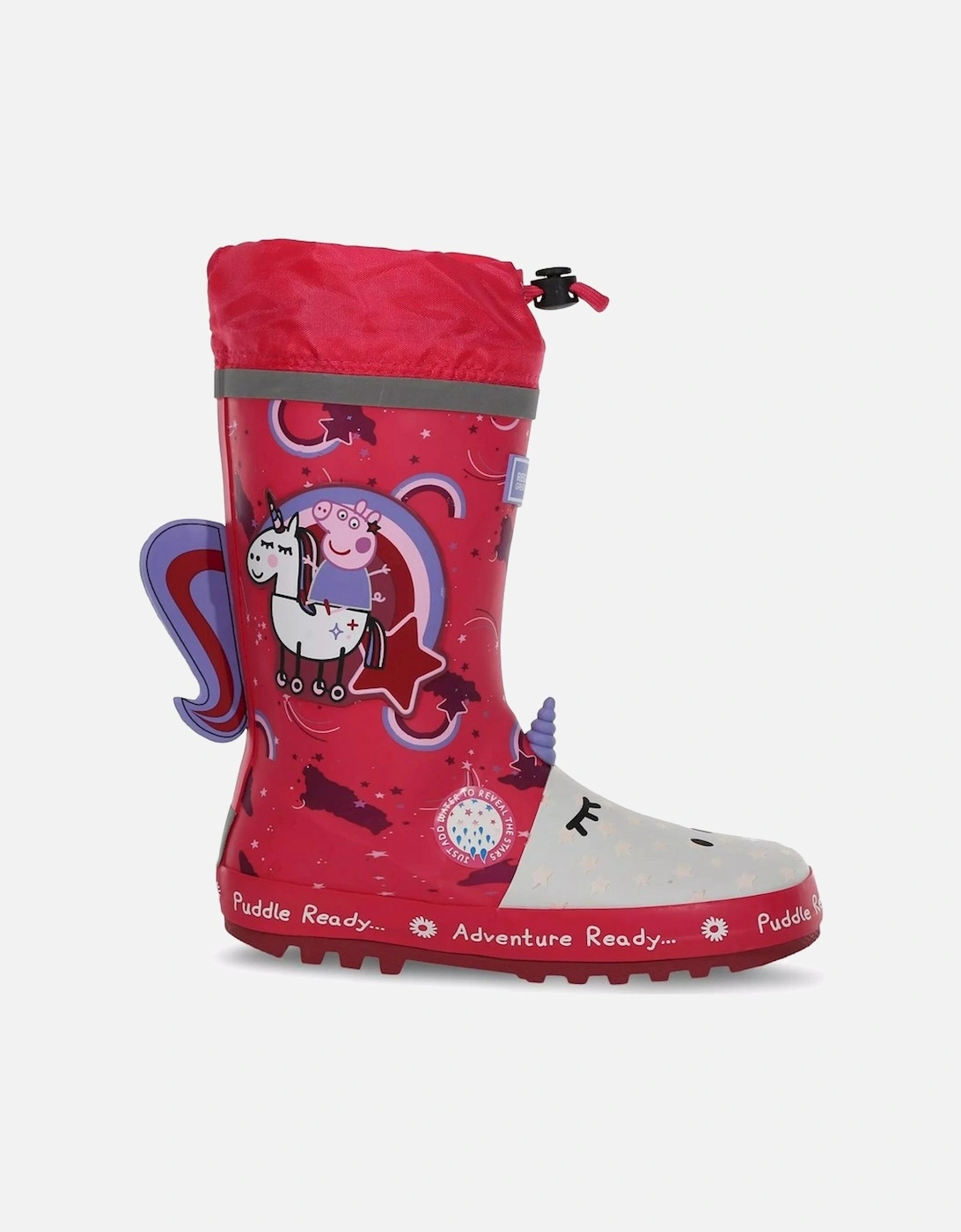 Childrens/Kids Unicorn Peppa Pig Wellington Boots