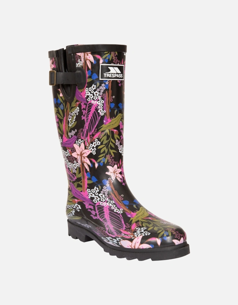 Womens/Ladies Elena Floral Wellington Boots