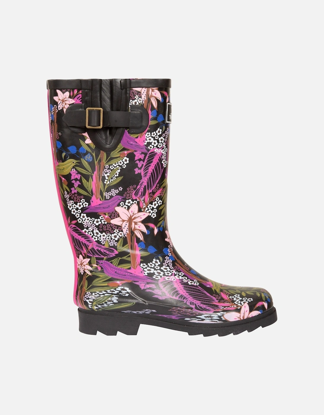 Womens/Ladies Elena Floral Wellington Boots