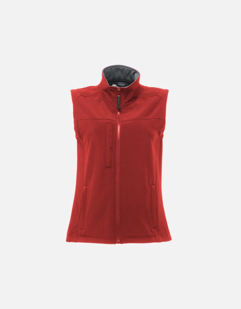 Womens/Ladies Flux Softshell Bodywarmer / Sleeveless Jacket (Water Repellent & Wind Resistant)