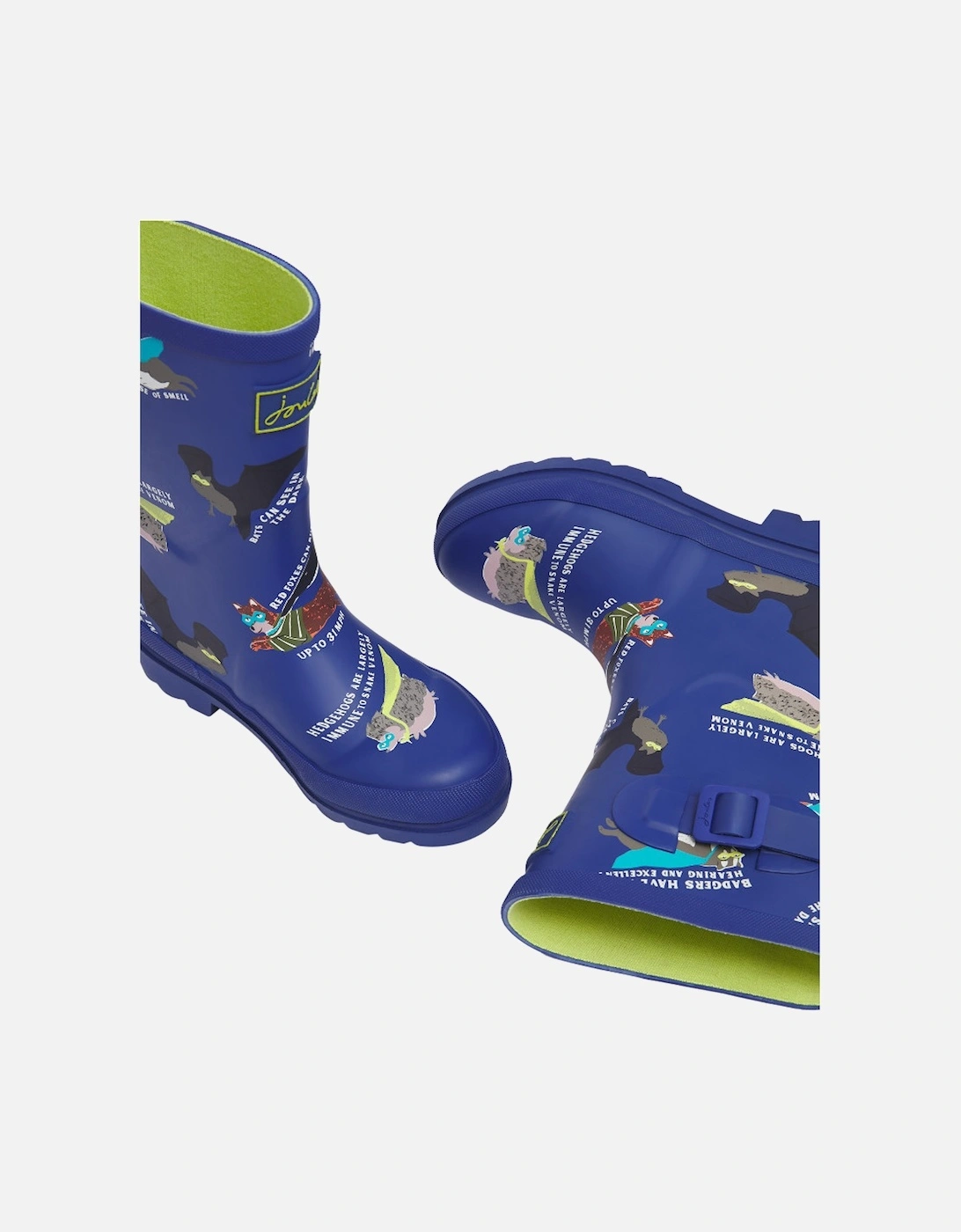 Boys Welly Print Printed Mid Height Wellington Boots
