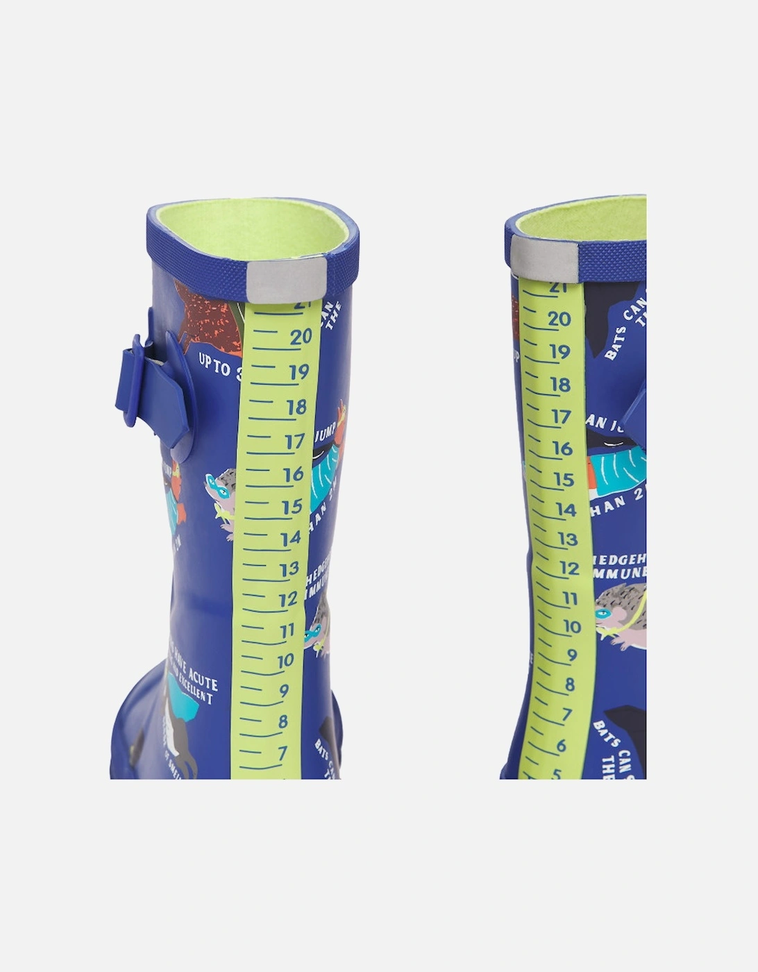 Boys Welly Print Printed Mid Height Wellington Boots