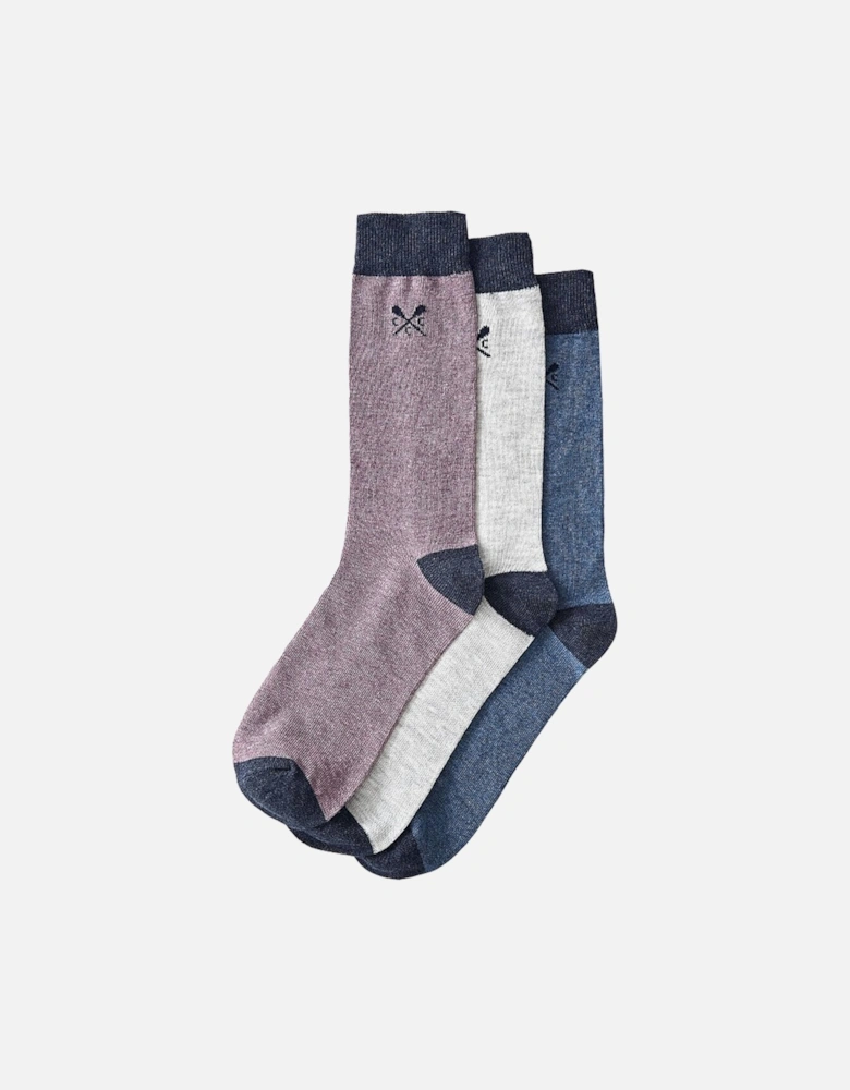 Mens 3 Pk Bamboo Sock