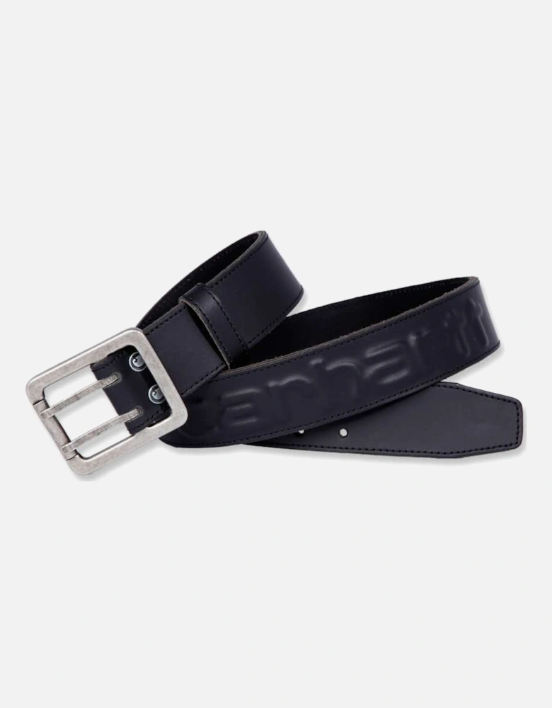 Carhartt Mens Logo Leather Adjustable Belt