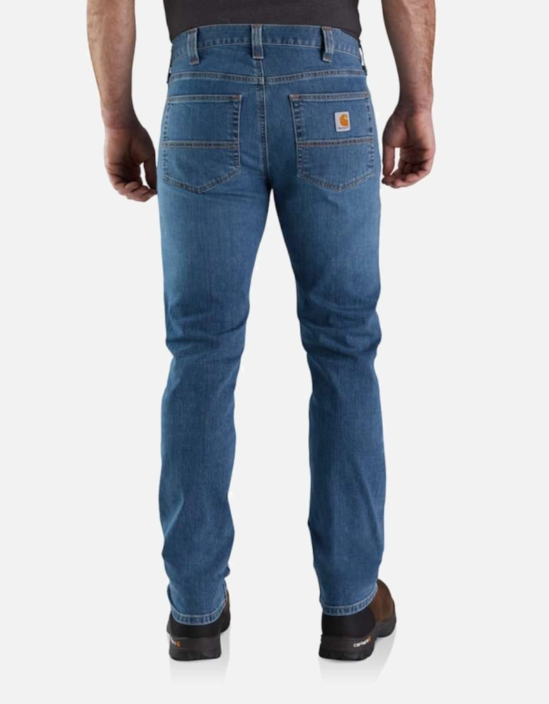 Carhartt Mens Rugged Flex Straight Slim Tapered Denim Jeans