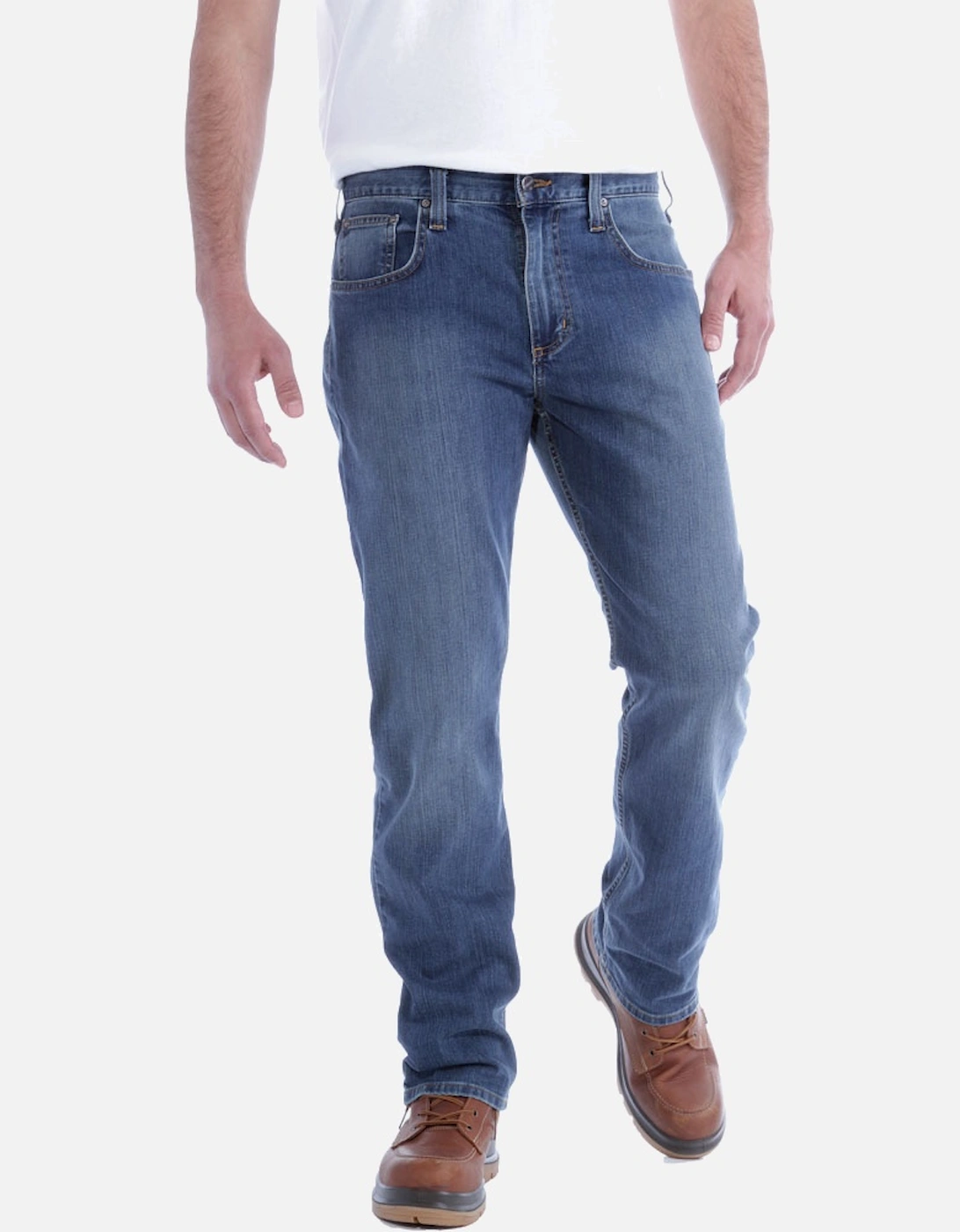 Carhartt Mens Rugged Flex Relaxed Straight Cut Denim Jeans, 3 of 2