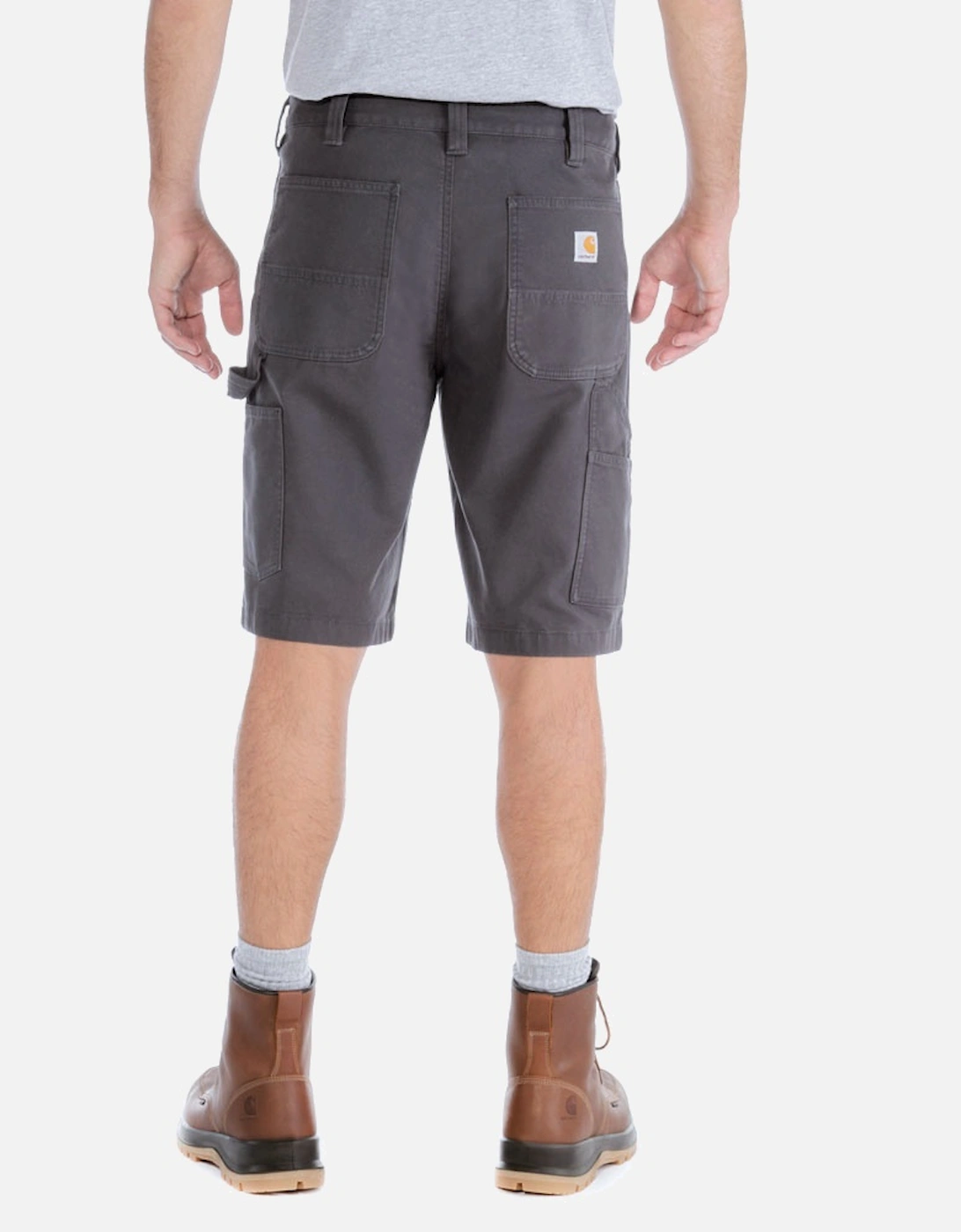 Carhartt Mens Rugged Flex Rigby Cotton Dungaree Work Shorts