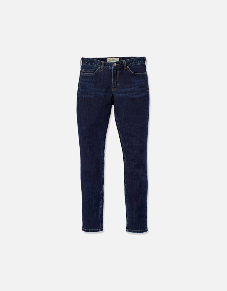 Carhartt Womens Layton Slim Fit Denim Work Jeans Trousers