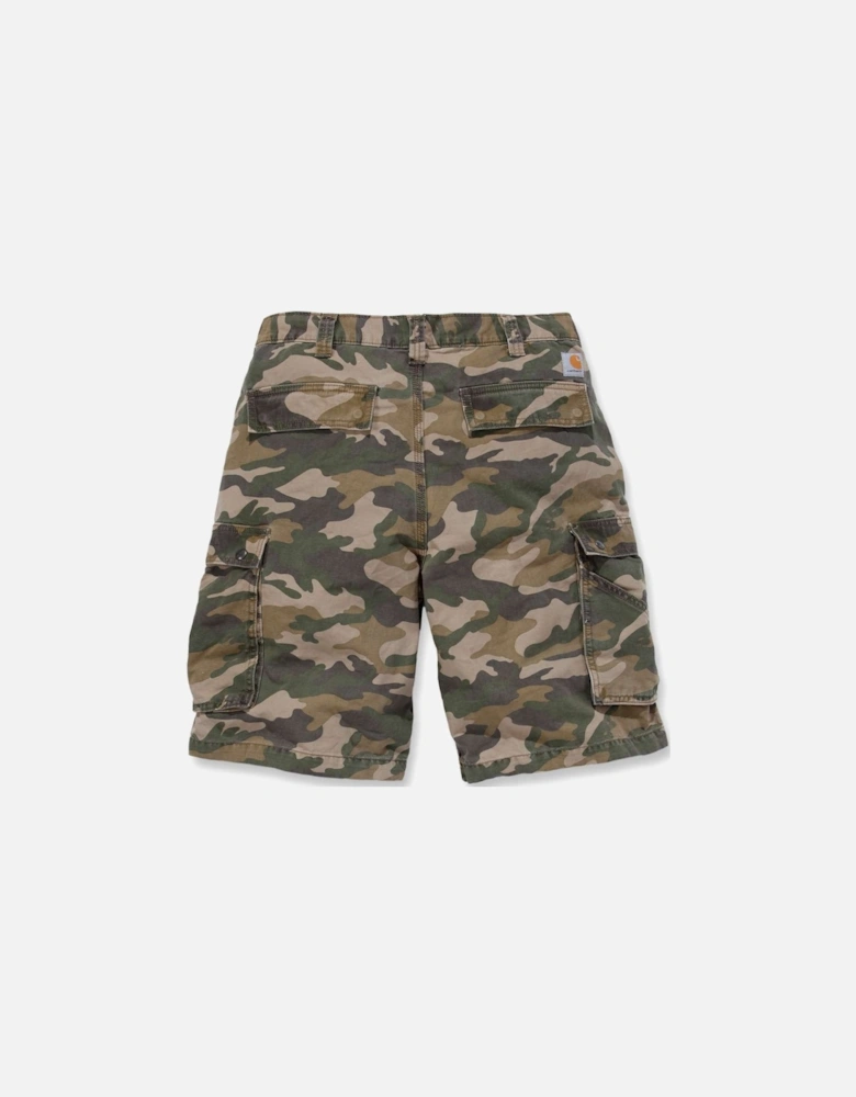 Carhartt Mens Rugged Relaxed Leg Pocket Camo Cotton Cargo Shorts