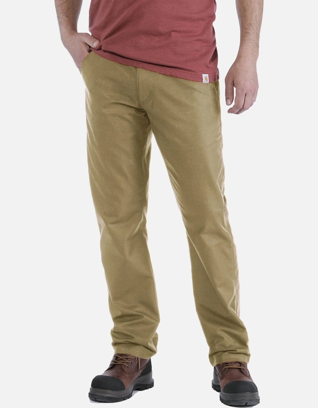 Carhartt Mens Rugged Stretch Relaxed Fit Chino Trousers, 4 of 3