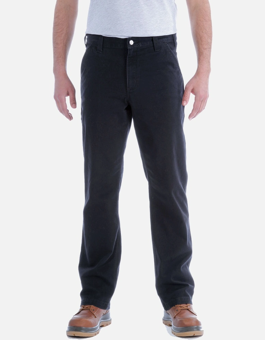 Carhartt Mens Stretch Duck Dungaree Rugged Chino Trousers, 5 of 4