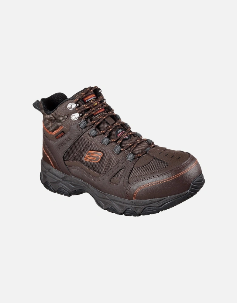 Mens Ledom Lace Up Waterproof Leather Safety Boots