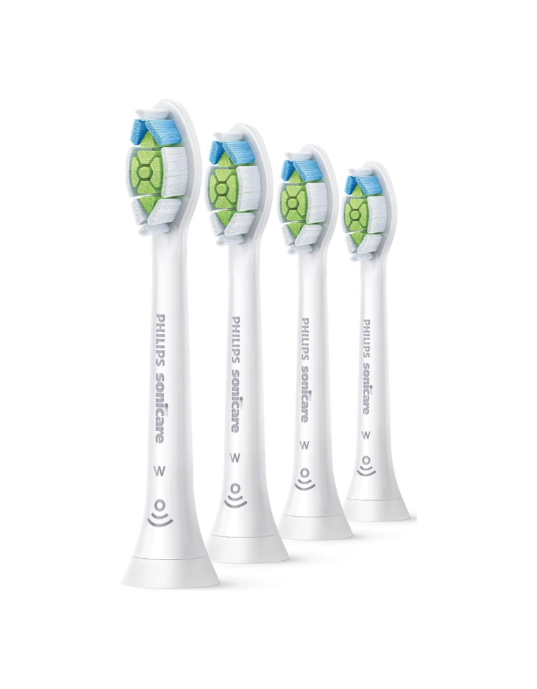 Sonicare Optimal W2 White Replacement Brush Heads, Pack of 4 HX6064/10