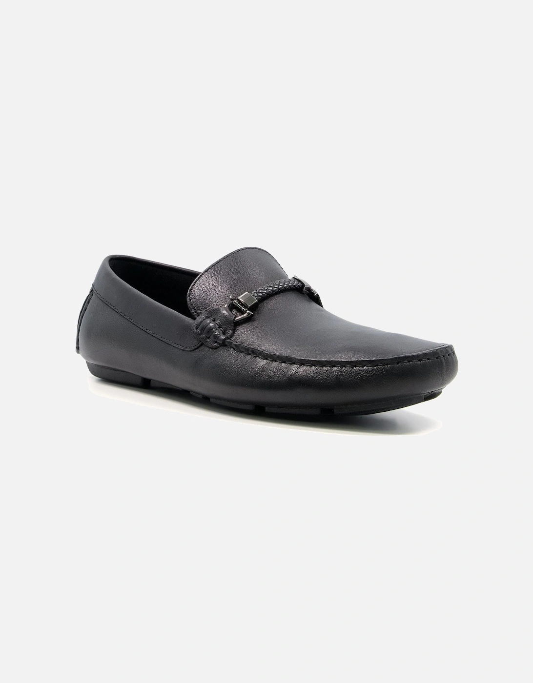 Mens Beacons - Driver Moccasins With Woven Trim, 6 of 5