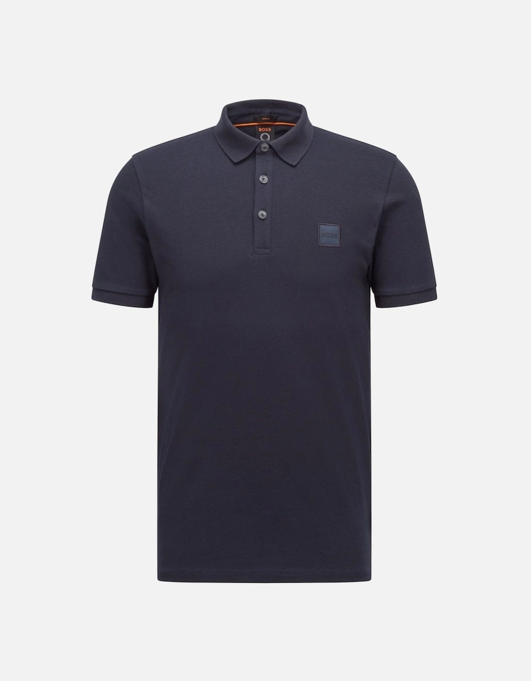 Men's Passenger Slim Fit Dark Blue Polo Shirt, 2 of 1