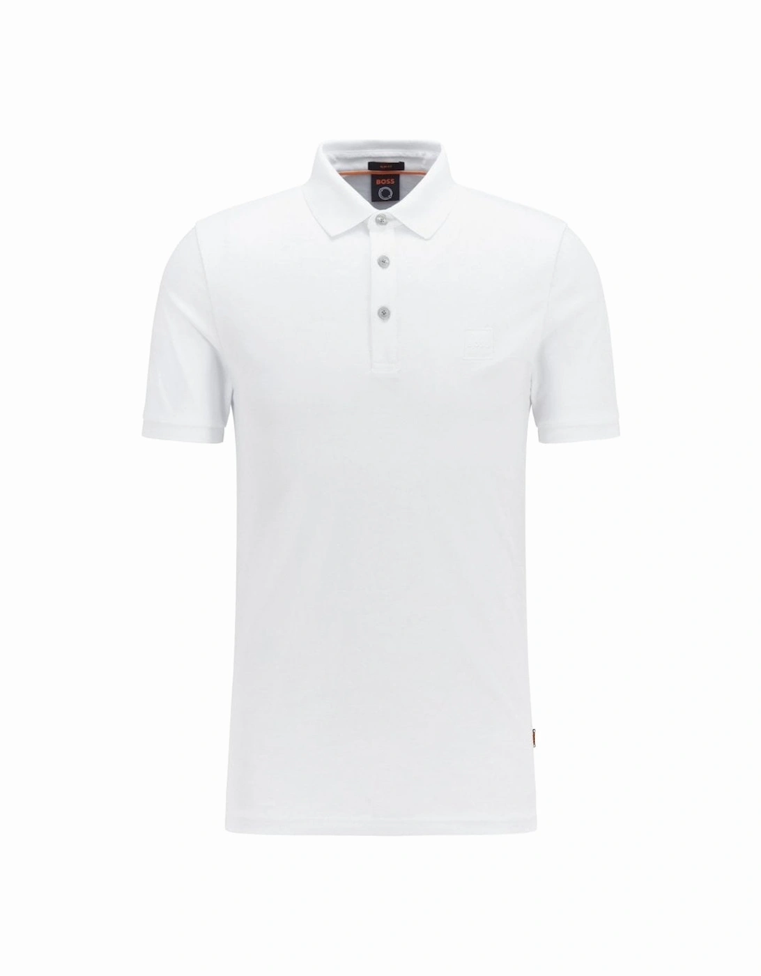 Men's Passenger Slim Fit White Polo Shirt, 2 of 1