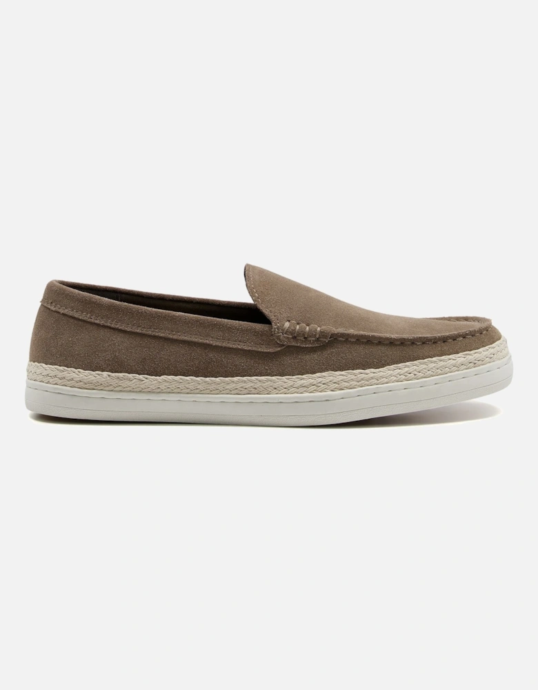 Mens Brayley - Nubuck Leather Plimsolls