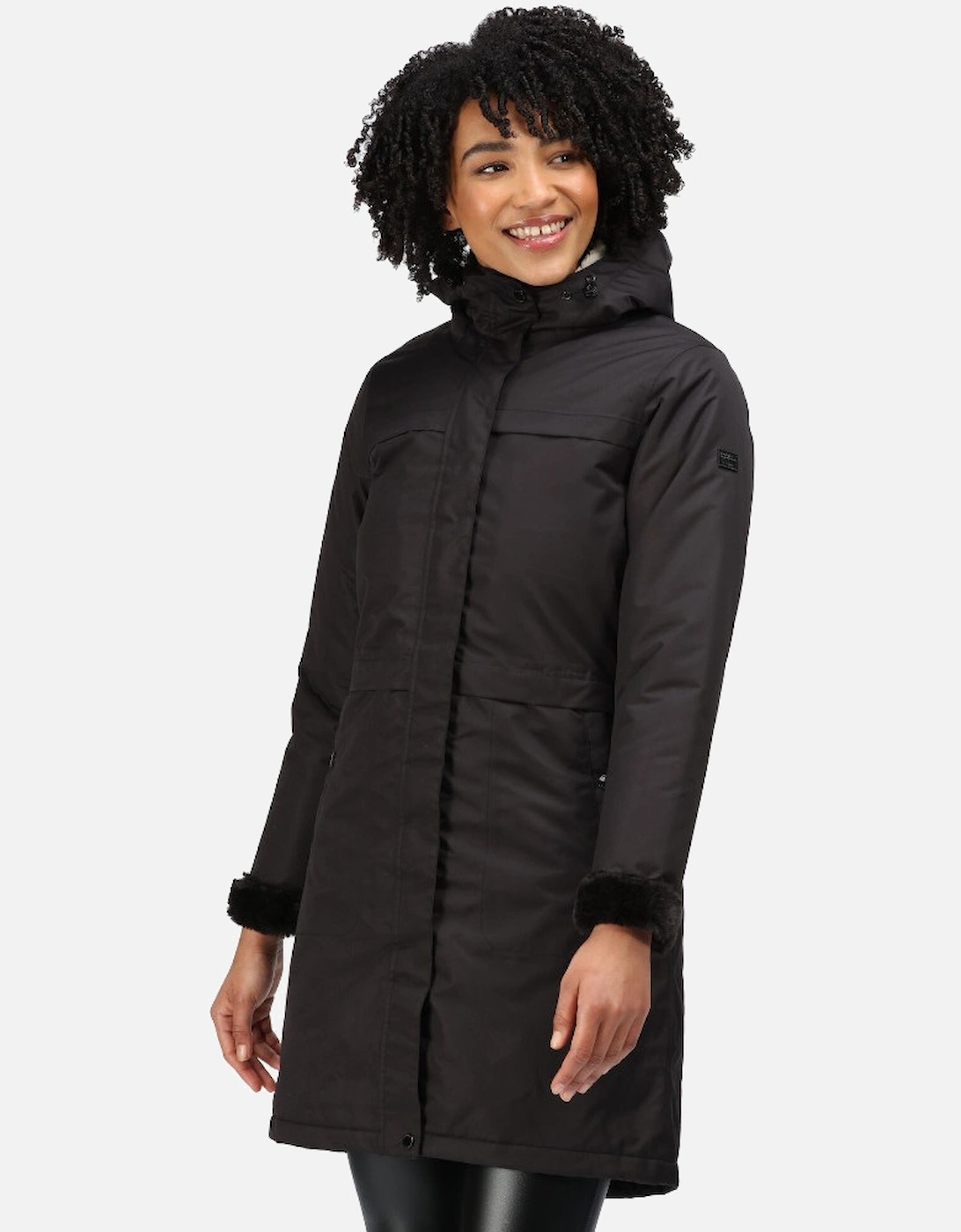 Womens Remina Waterproof Insulated Parka Jacket Coat, 7 of 6