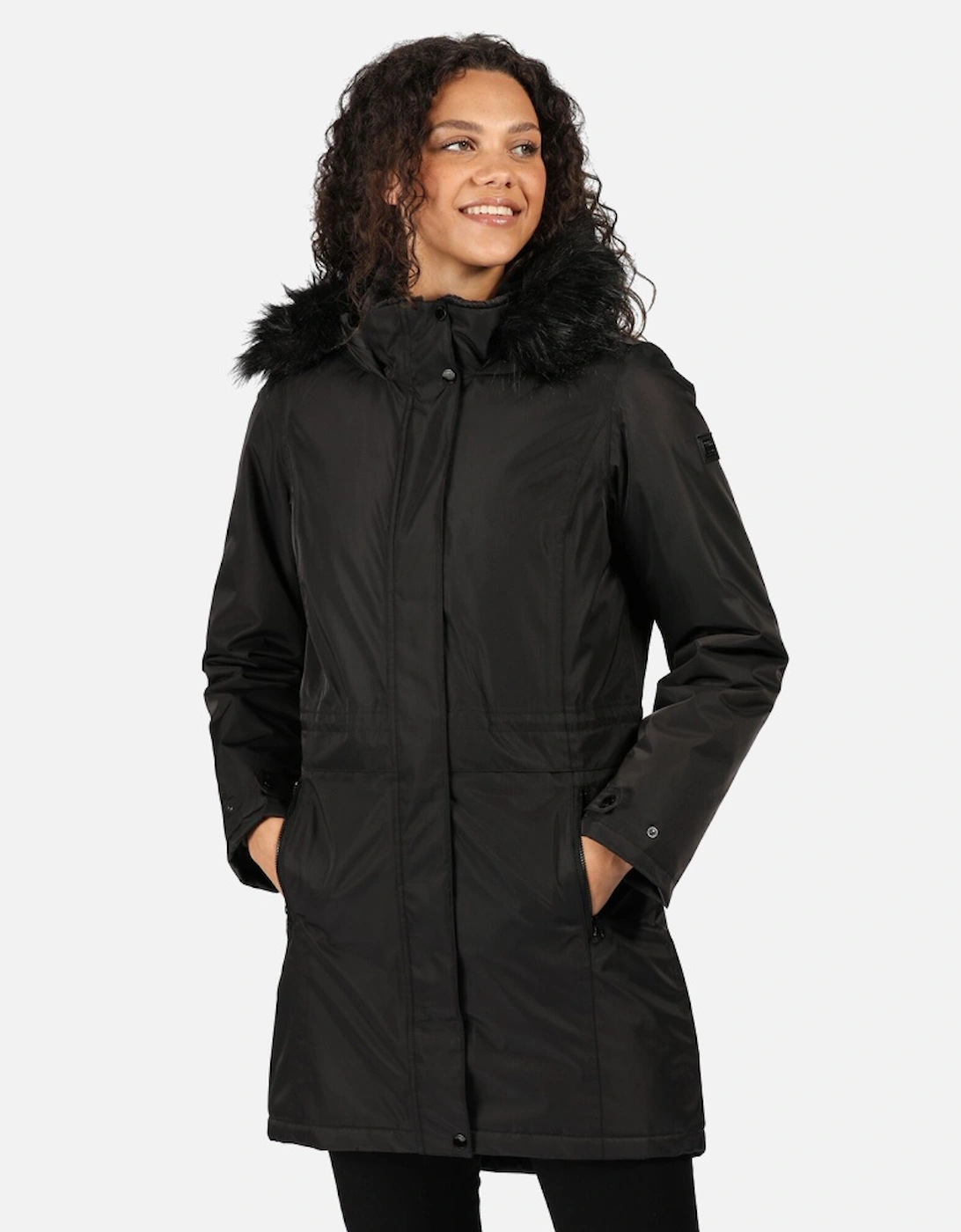 Womens Lexis Waterproof Insulated Parka Coat Jacket, 7 of 6