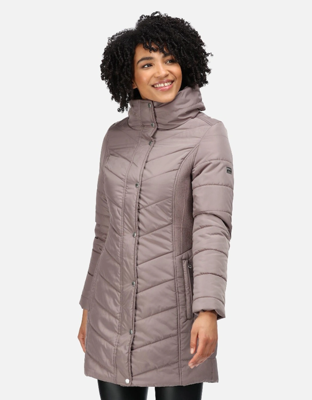 Womens Parthenia Water Repellent Insulated Coat, 5 of 4