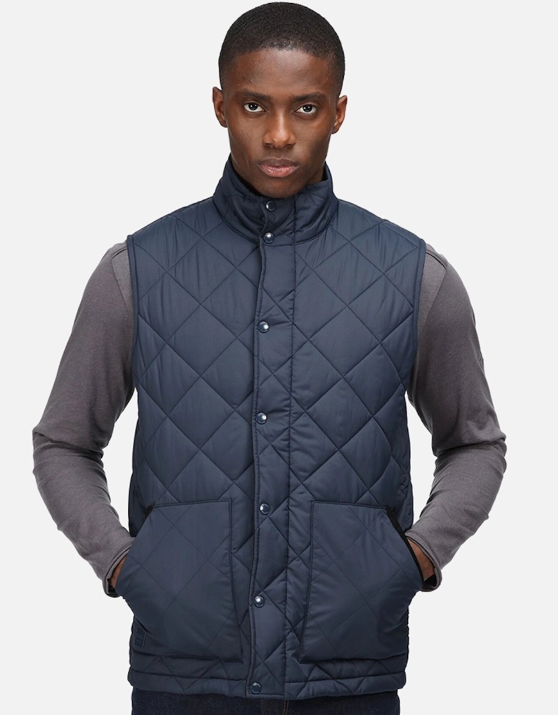 Mens Londyn Quilted Insulated Bodywarmer Gilet, 5 of 4