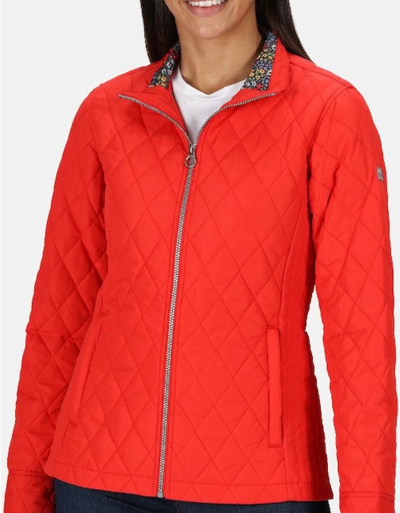 Womens Charna Insulated Quilted Casual Coat Jacket