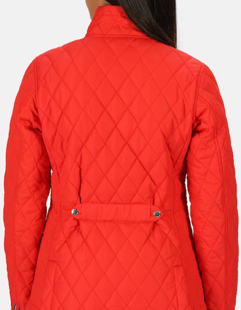 Womens Charna Insulated Quilted Casual Coat Jacket