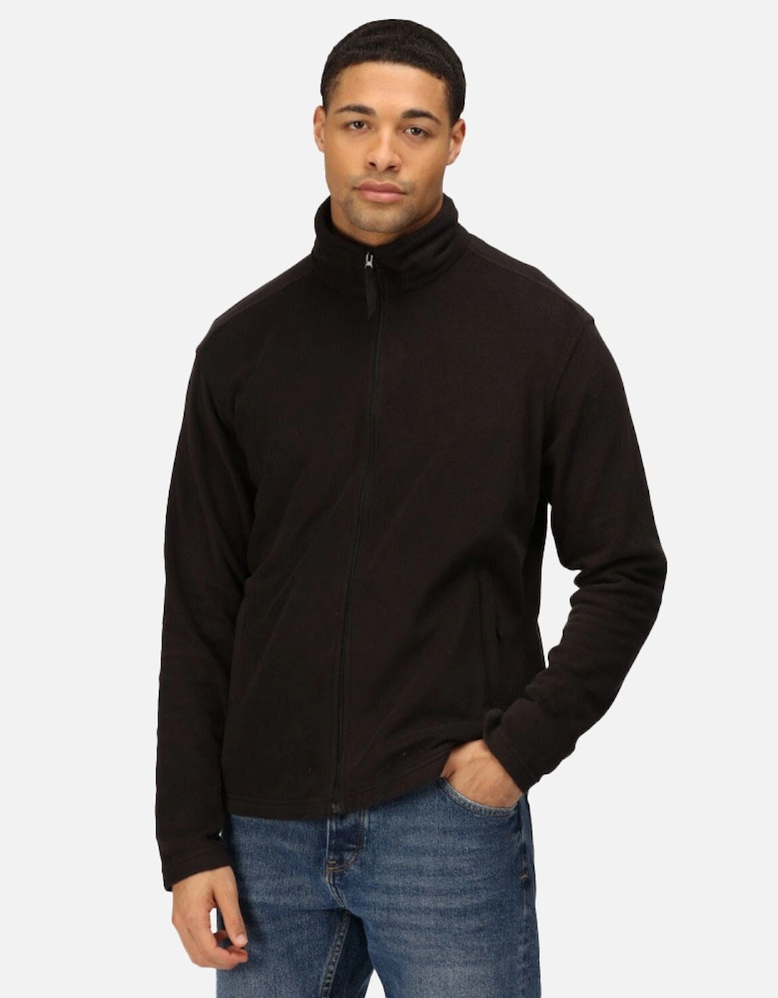 Professional Mens Classic Microfleece Jacket, 3 of 2