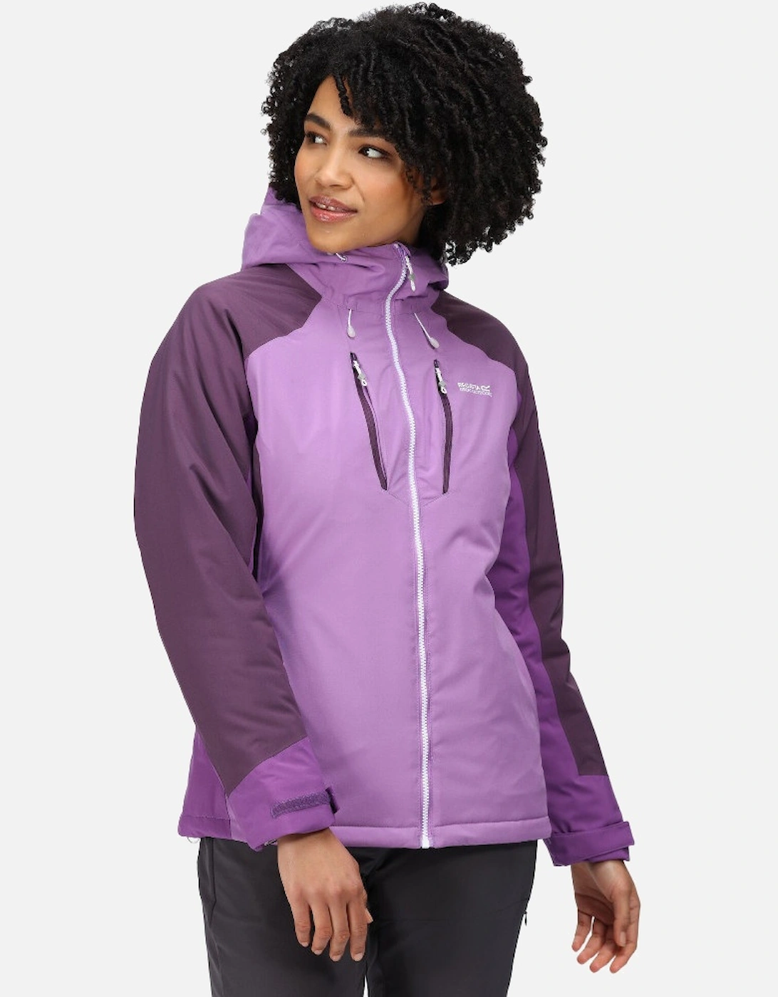 Womens Highton Stretch II Hooded Padded Jacket Coat, 7 of 6