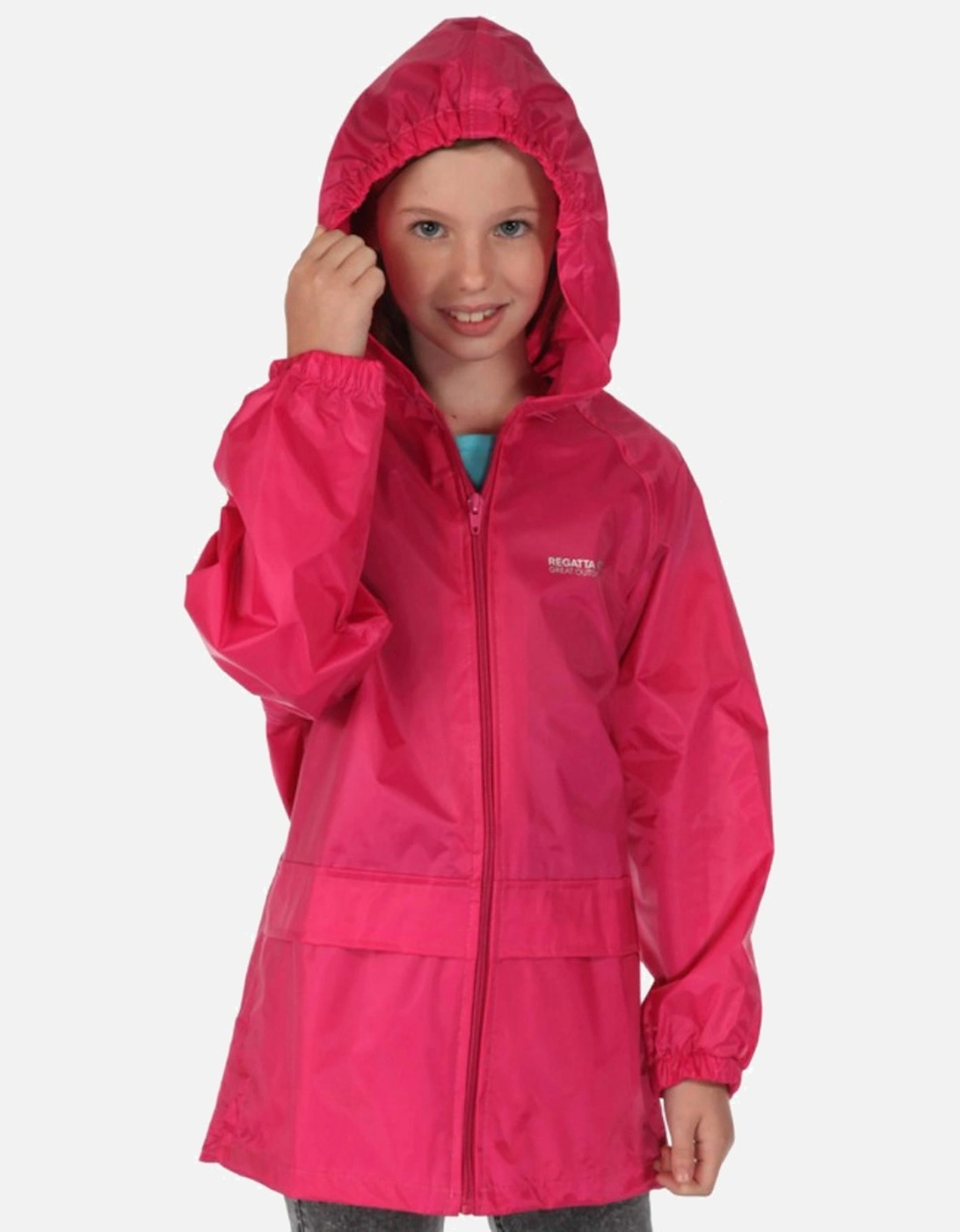 Girls Kids Stormbreak Waterproof Polyester Jacket, 4 of 3