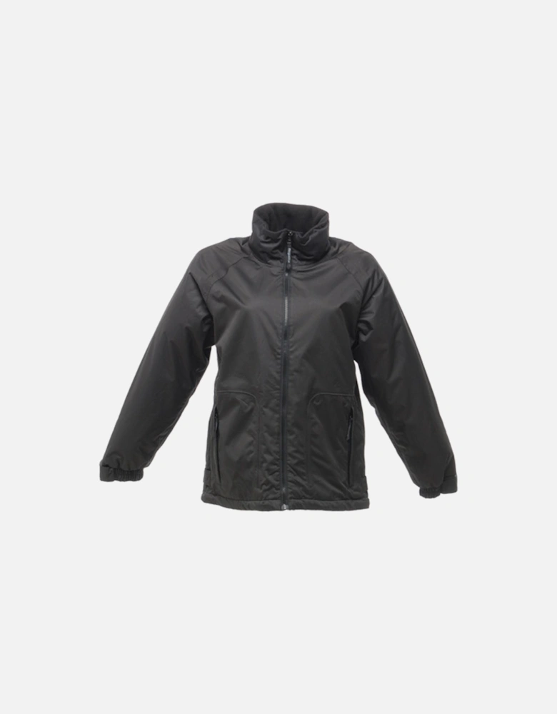 Womens Hudson Waterproof Fleece-Lined Jacket Black
