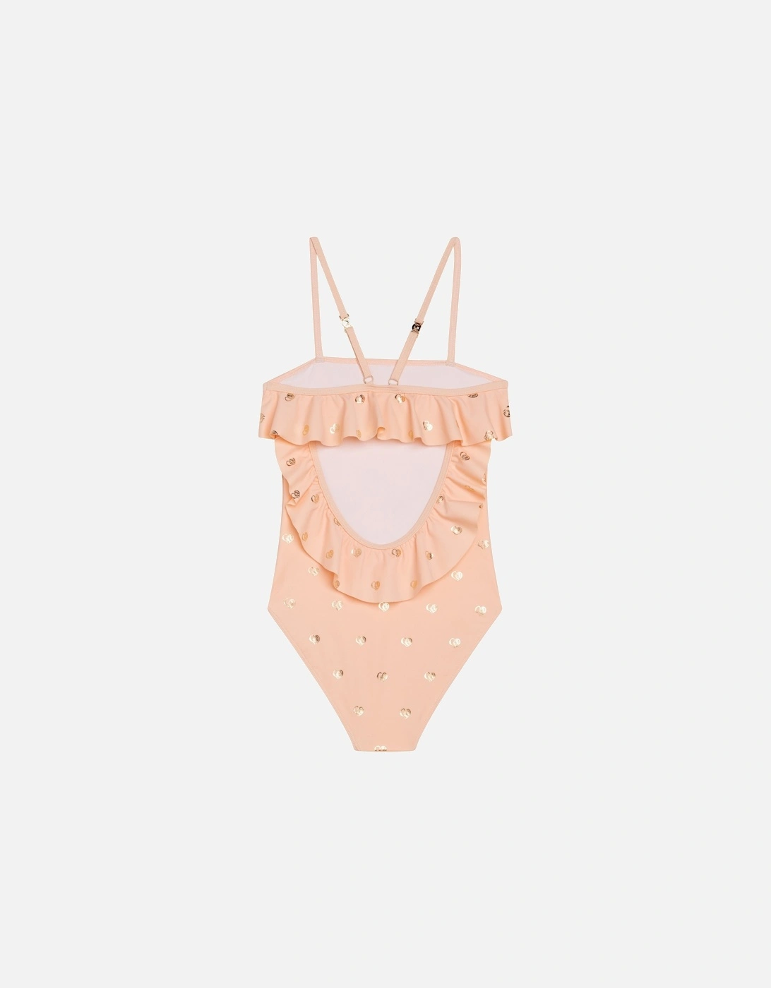 Girls Pink & Gold Swimsuit