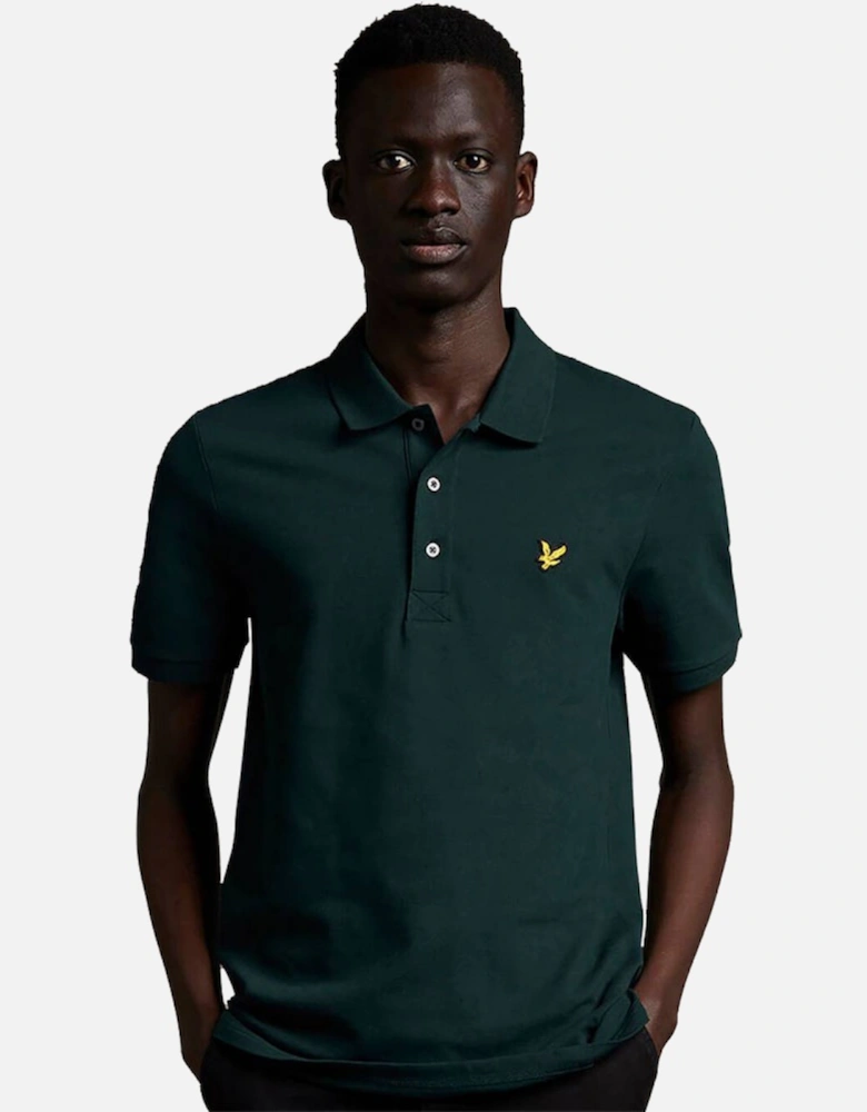 Lyle & Scott Mens Plain Organic Cotton Polo Shirt