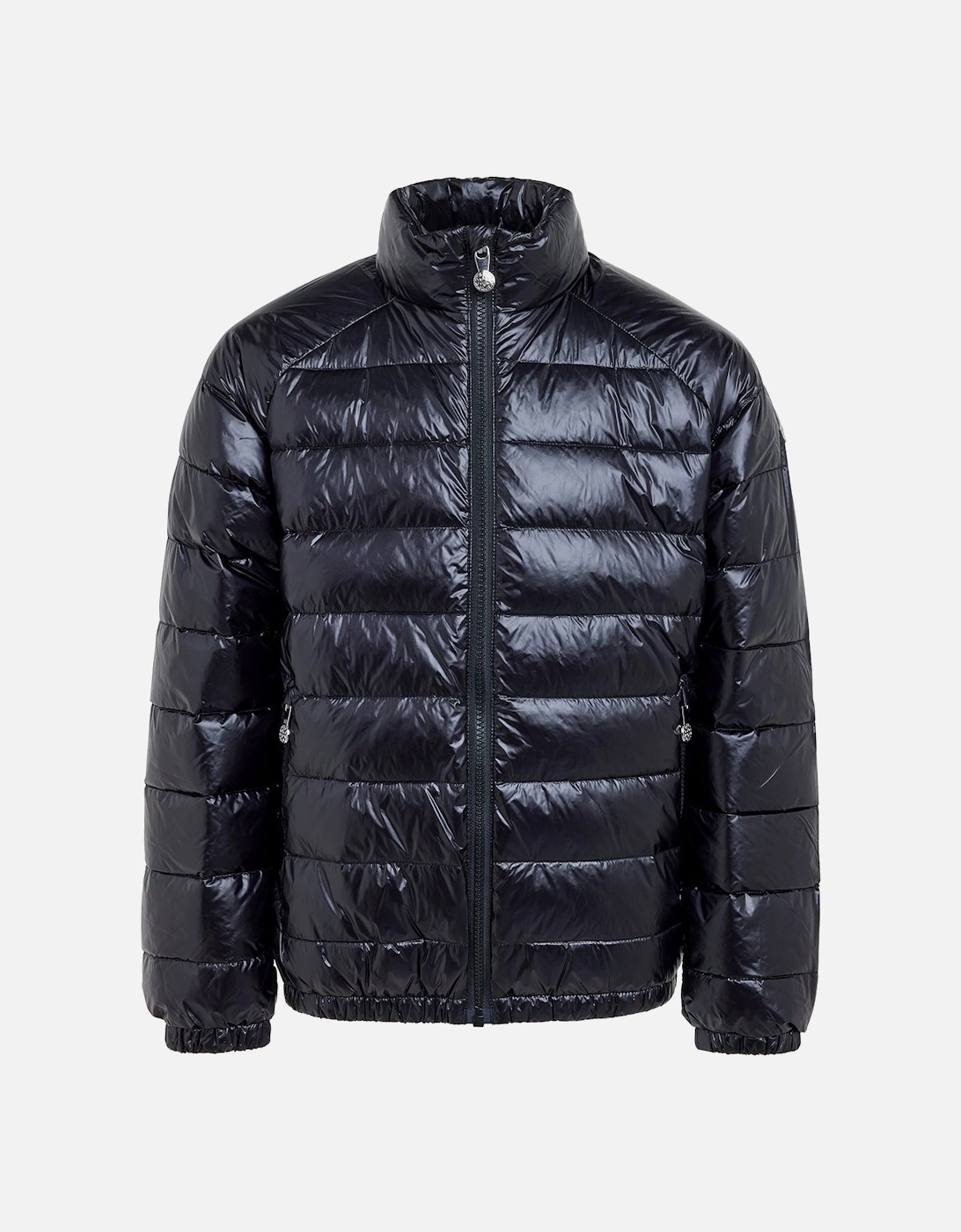 Boys Source Light Down Jacket Black, 2 of 1