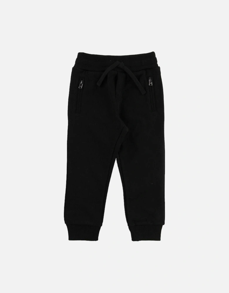 Boys Cotton Joggers Black