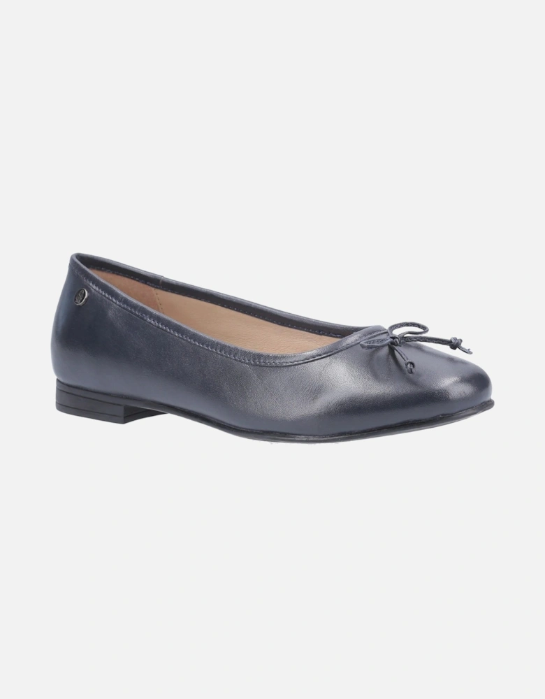 Womens/Ladies Naomi Slip On Leather Ballet Pump