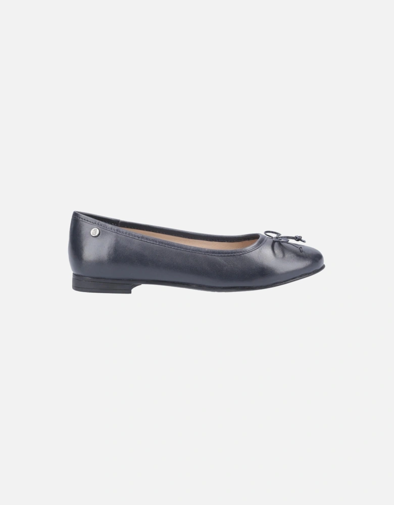 Womens/Ladies Naomi Slip On Leather Ballet Pump