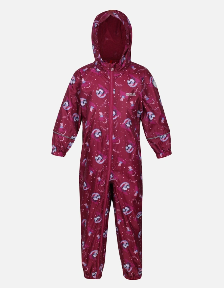 Childrens/Kids Peppa Pig Unicorn Waterproof Puddle Suit