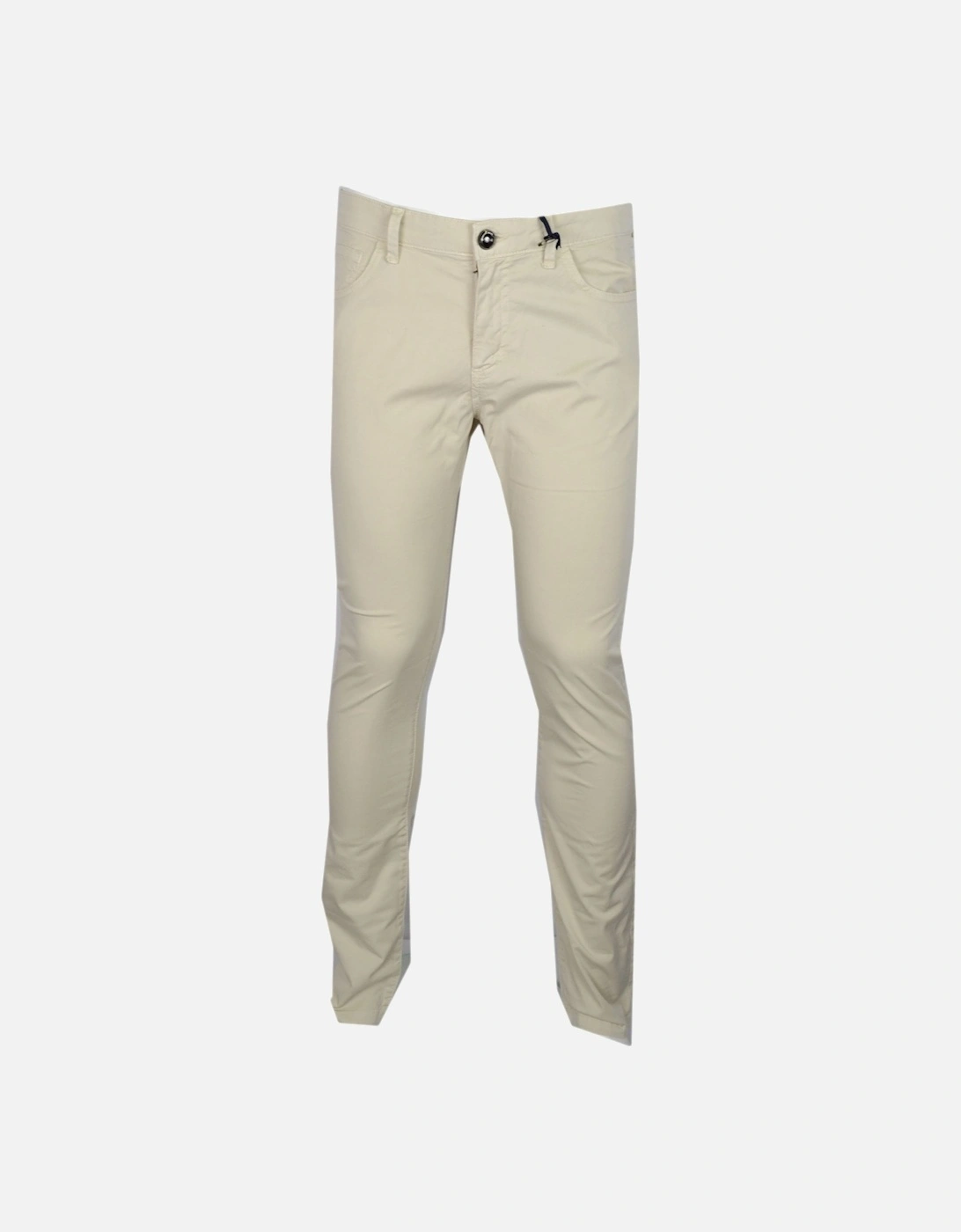 Cotton Slim Fit Beige Chino, 4 of 3