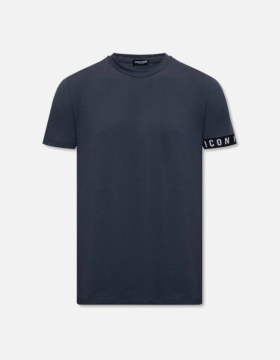 Icon Tape Logo Basic Dark Grey T-Shirt, 5 of 4