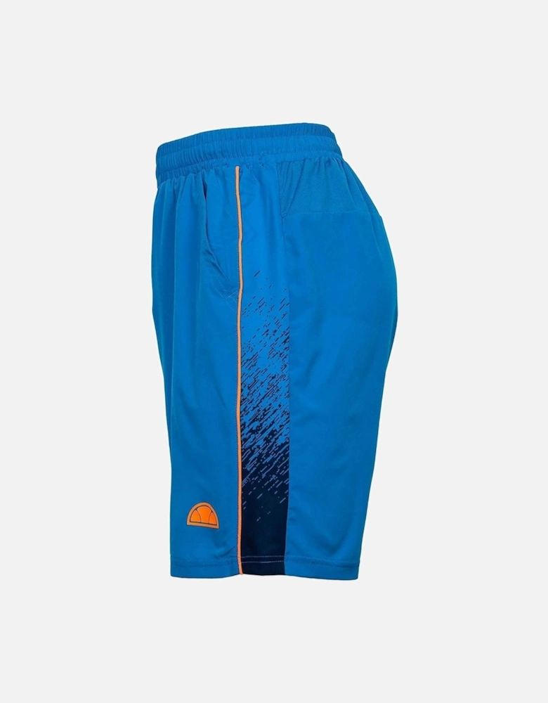 Salva Polyester Blue Short