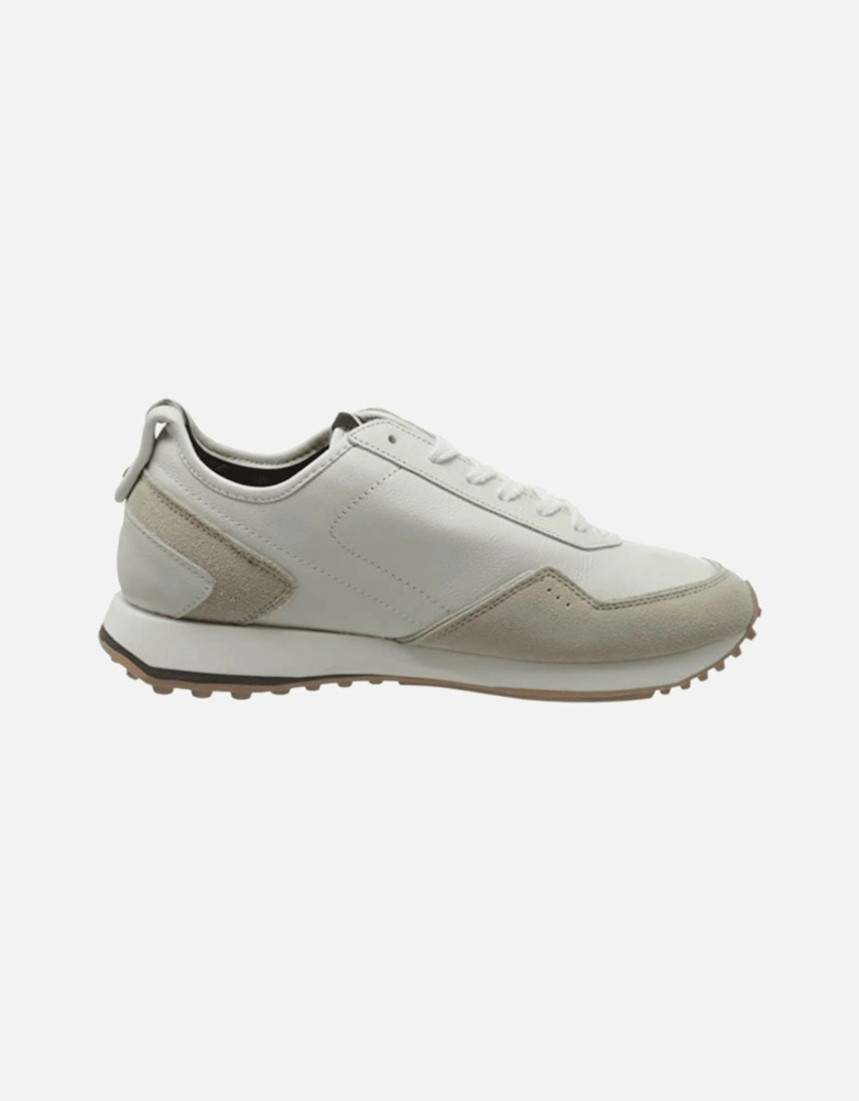 White Leather Sneaker Trainer