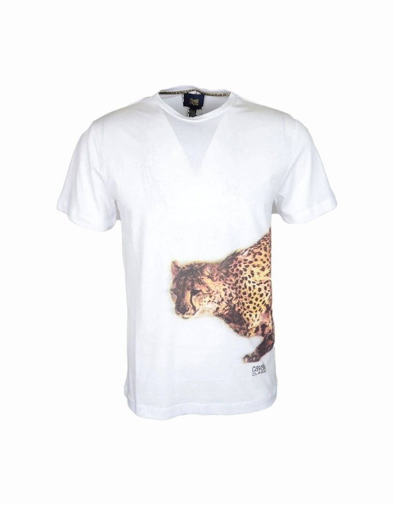 Jersey Stretch Panther White T-Shirt