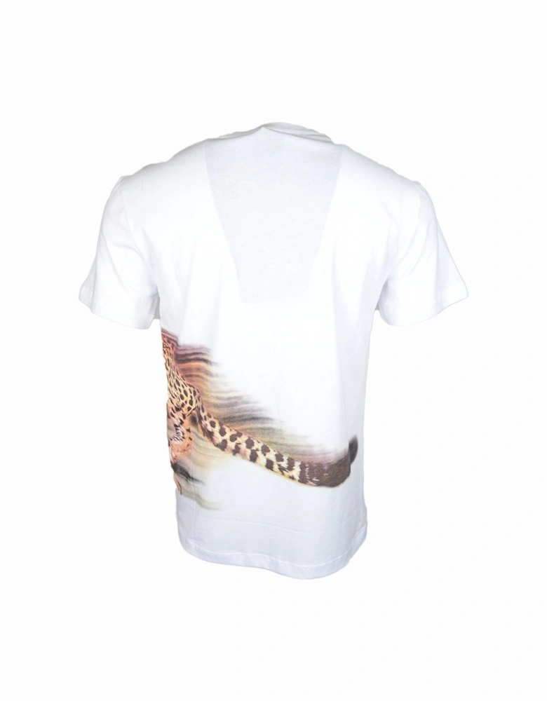Jersey Stretch Panther White T-Shirt