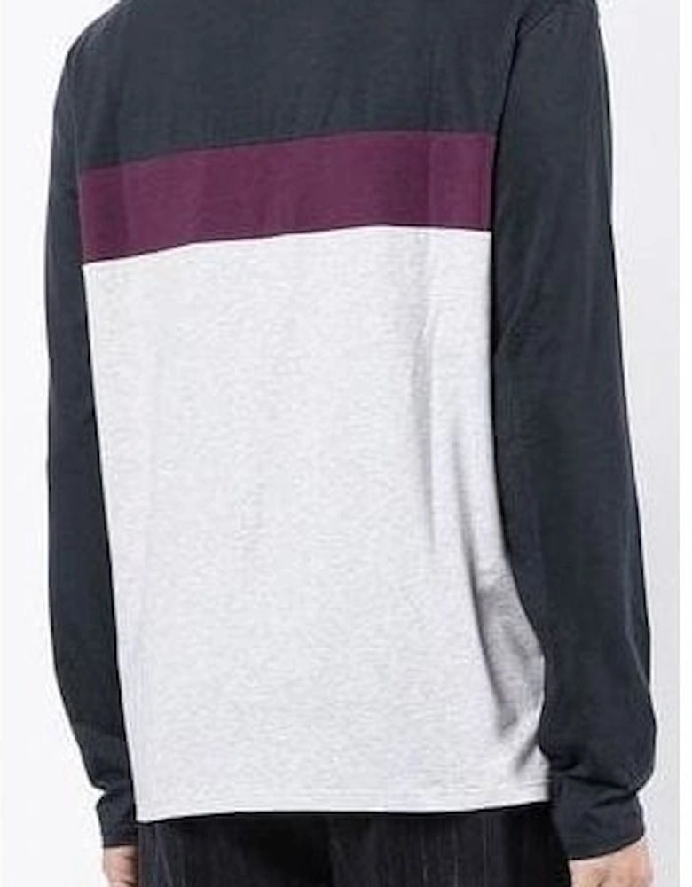 Balance LS Cotton Grey/Navy T-Shirt