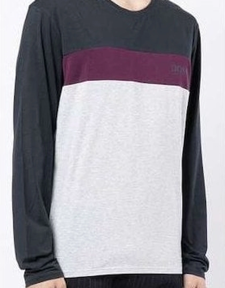 Balance LS Cotton Grey/Navy T-Shirt